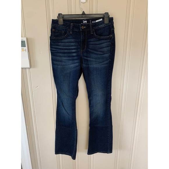 Lee Riders Midrise Bootcut Dark Wash Denim Jeans Women's Size 6P - Picture 1 of 4